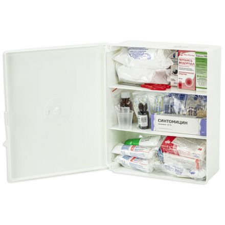 Аптечка первой помощи производственная ФЭСТ, до 30 человек, пластиковый шкаф, № 7.4, 1068 Аптечка первой помощи производственная ФЭСТ, до 30 человек, пластиковый шкаф, № 7.4, 1068