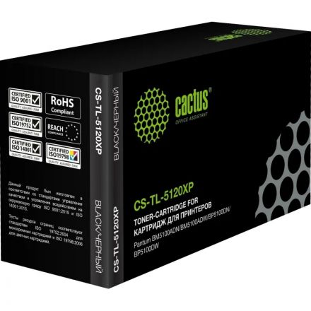 Тонер-картридж Cactus CS-TL-5120XP TL-5120XP чер. для Pantum BP5100D/DW