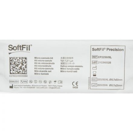 Игла (канюля) д/контур.пласт.SoftFill Precision 22G/50, игла22G/25, 20шт/уп Игла (канюля) д/контур.пласт.SoftFill Precision 22G/50, игла22G/25, 20шт/уп