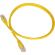 Патч-корд TWT TWT-45-45-0.5-YL UTP кат.5e, 0.5 м, желтый