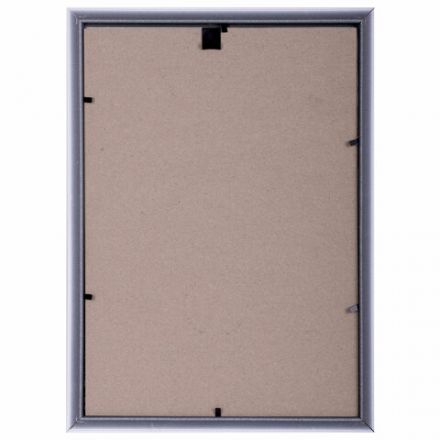 Рамка 21х30 см, пластик, багет 16 мм, BRAUBERG HIT5, белая с двойной позолотой, стекло, 391077