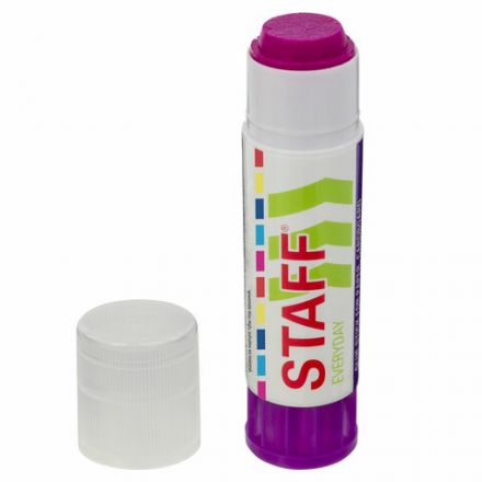 Клей-карандаш STAFF EVERYDAY, 16 г, обесцвечивающийся после высыхания, 226620 Клей-карандаш STAFF EVERYDAY, 16 г, обесцвечивающийся после высыхания, 226620