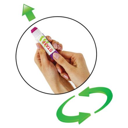 Клей-карандаш STAFF EVERYDAY, 16 г, обесцвечивающийся после высыхания, 226620 Клей-карандаш STAFF EVERYDAY, 16 г, обесцвечивающийся после высыхания, 226620