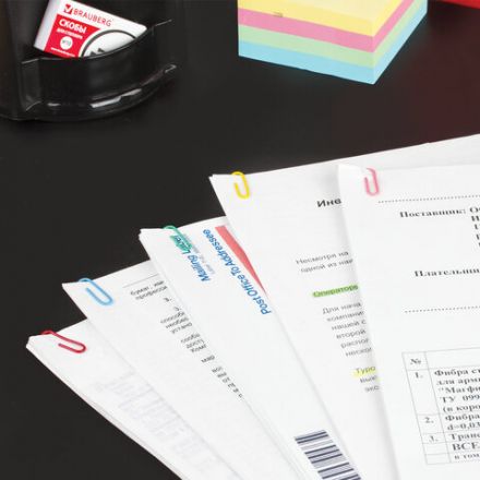 Скрепки STAFF "Manager", 28 мм, цветные, 70 шт., в картонной коробке, Россия, 224630 Скрепки STAFF "Manager", 28 мм, цветные, 70 шт., в картонной коробке, Россия, 224630