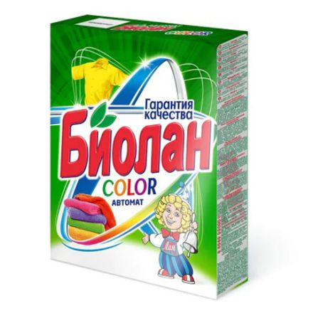 Стиральный порошок-автомат 350 г, БИОЛАН Color Стиральный порошок-автомат 350 г, БИОЛАН Color