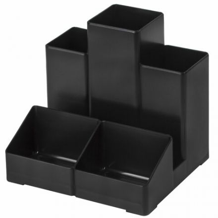 Подставка-органайзер BRAUBERG-CONTRACT, 109х95х101,5 мм, 5 отделений, черная, 230893 Подставка-органайзер BRAUBERG-CONTRACT, 109х95х101,5 мм, 5 отделений, черная, 230893