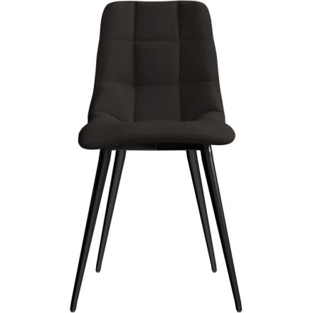 Стул Комус FORM HN BLACK (BOX-4) RU SORO-95 темно-серый/ черный