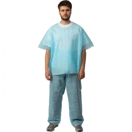 Костюм мед.хирургич. стерил. (рубаш.,брюки), пл.42,р.52-54  Гекса