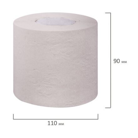 Бумага туалетная бытовая, 51 м, МЯГКИЙ ЗНАК, на втулке, С28, белая Бумага туалетная бытовая, 51 м, МЯГКИЙ ЗНАК, на втулке, С28, белая
