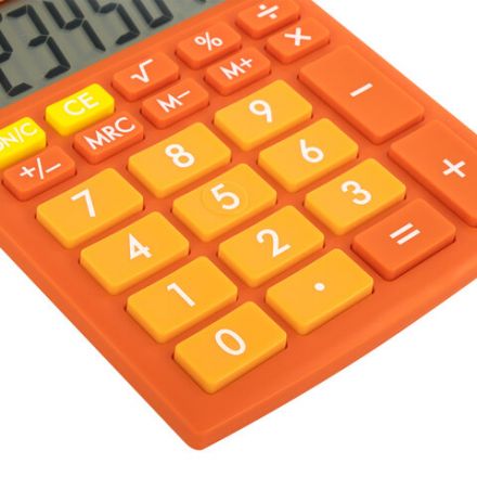 Калькулятор настольный BRAUBERG ULTRA-08-RG, КОМПАКТНЫЙ (154x115 мм), 8 разрядов, двойное питание, ОРАНЖЕВЫЙ, 250511 Калькулятор настольный BRAUBERG ULTRA-08-RG, КОМПАКТНЫЙ (154x115 мм), 8 разрядов, двойное питание, ОРАНЖЕВЫЙ, 250511