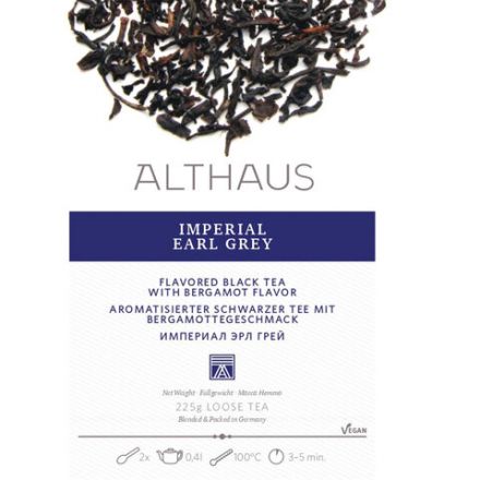 Чай листовой ALTHAUS "Imperial Earl Grey" (Империал Эрл Грей), черный, 225 г, ГЕРМАНИЯ, TALTHL-L00209 Чай листовой ALTHAUS "Imperial Earl Grey" (Империал Эрл Грей), черный, 225 г, ГЕРМАНИЯ, TALTHL-L00209