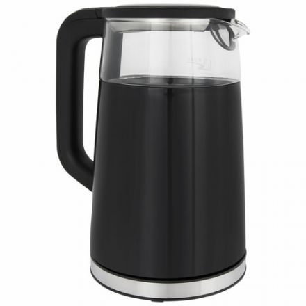 Чайник с терморегулятором и дисплеем, ДВОЙНЫЕ СТЕНКИ, SONNEN KT-8717, 1,7 л, 2200 Вт, черный, 454687 Чайник с терморегулятором и дисплеем, ДВОЙНЫЕ СТЕНКИ, SONNEN KT-8717, 1,7 л, 2200 Вт, черный, 454687