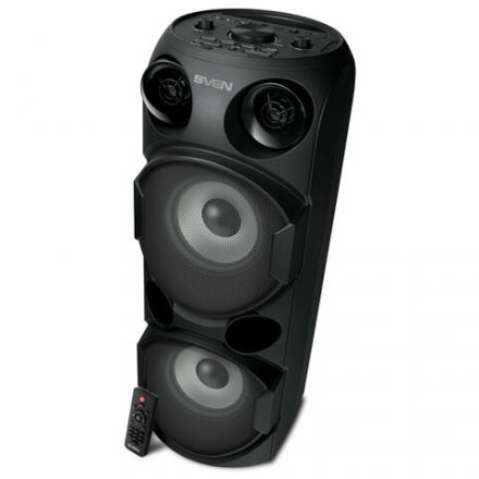 Колонка портативная SVEN PS-750, 80 Вт, TWS, Bluetooth, FM, USB, microSD, LED-дисп, черная, SV-019617 Колонка портативная SVEN PS-750, 80 Вт, TWS, Bluetooth, FM, USB, microSD, LED-дисп, черная, SV-019617
