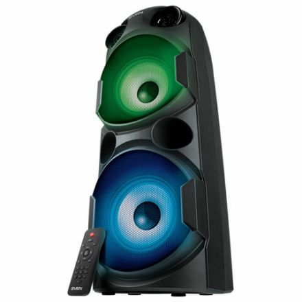 Колонка портативная SVEN PS-750, 80 Вт, TWS, Bluetooth, FM, USB, microSD, LED-дисп, черная, SV-019617 Колонка портативная SVEN PS-750, 80 Вт, TWS, Bluetooth, FM, USB, microSD, LED-дисп, черная, SV-019617