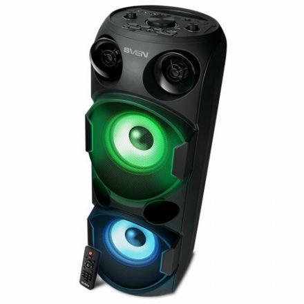 Колонка портативная SVEN PS-750, 80 Вт, TWS, Bluetooth, FM, USB, microSD, LED-дисп, черная, SV-019617 Колонка портативная SVEN PS-750, 80 Вт, TWS, Bluetooth, FM, USB, microSD, LED-дисп, черная, SV-019617