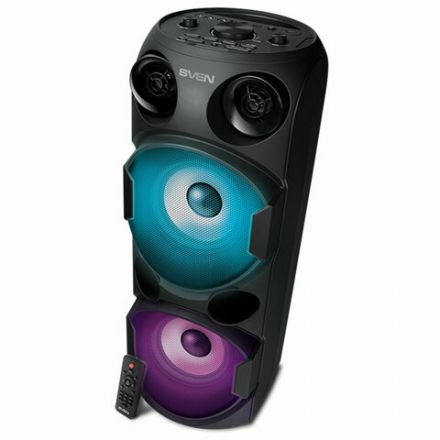 Колонка портативная SVEN PS-750, 80 Вт, TWS, Bluetooth, FM, USB, microSD, LED-дисп, черная, SV-019617 Колонка портативная SVEN PS-750, 80 Вт, TWS, Bluetooth, FM, USB, microSD, LED-дисп, черная, SV-019617