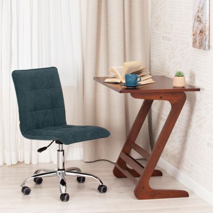 Кресло Tetchair ZERO, велюр Clermon, малахит, 089