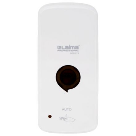Дозатор для жидкого антисептика LAIMA PROFESSIONAL PREMIUM, СЕНСОРНЫЙ, 1 л, спрей, белый, ABS-пластик, 609513